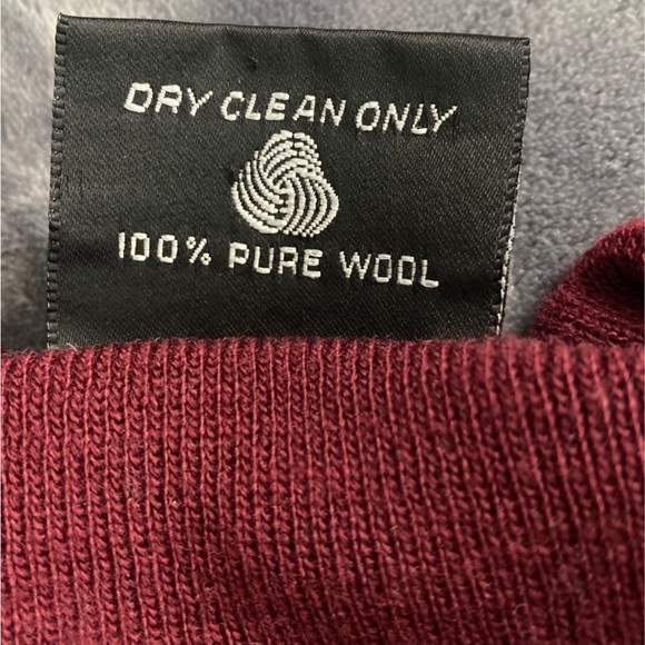 Vintage Mens Lido Sports Wool Sweater Small - Picture 7 of 7